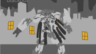 TRANSFORMERS 2007 ROTF BALCKOUT&GRINDOR SHORT ANIM