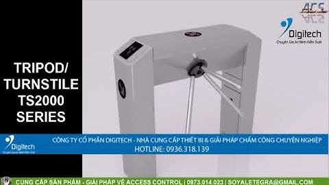 Digitech Media | Cổng xoay TS2000 Series   Tripod TS2000 Series