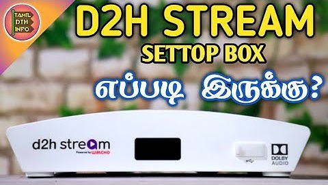 VIDEOCON D2H ANDROID SETTOP BOX UNBOXING AND REVIEW TAMIL