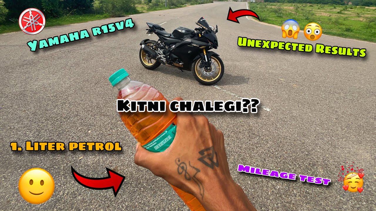 2024 R15 V4 Bs7😳|| HIGH SPEED Mileage Test🔥| 100Kmph?? Unexpected Results😮On Highway🤯
