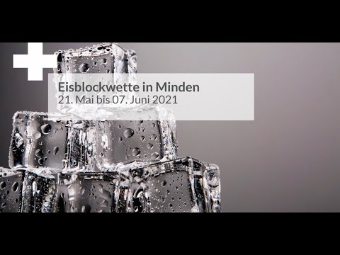 Eisblockwette 2021 in Minden