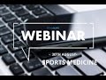 Webinar series  diagnostic ultrasound in sports medicine  30th aug