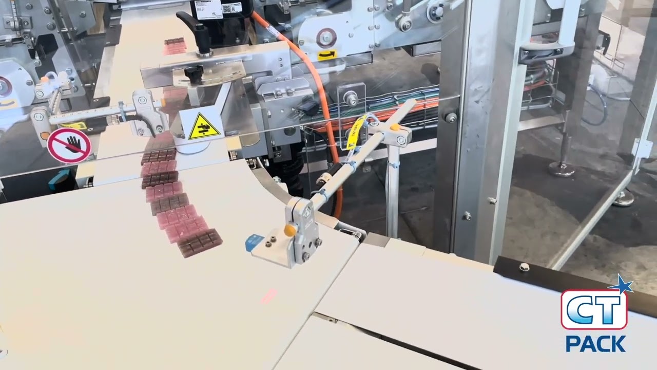 CT Pack: our last application for the handling of chocolate bars & tablets