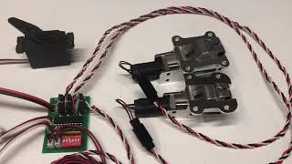 Demonstration video of a custom Retract Controller made for a radio-controlled model aircraft.
