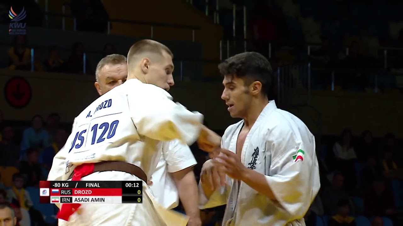Drozd Aleksandr (Russia) vs Asadi Amin Mohammad (Iran) Final Men -80 kg