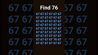 Find the 76 number #geniusmindset#puzzle#maths#mathstricks