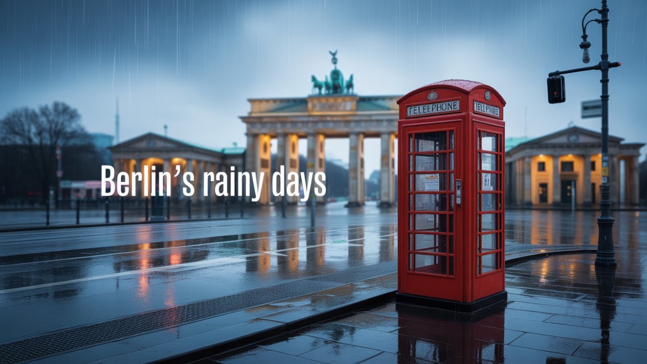 Exploring Berlin in the Rain: A 4K Walking Tour
