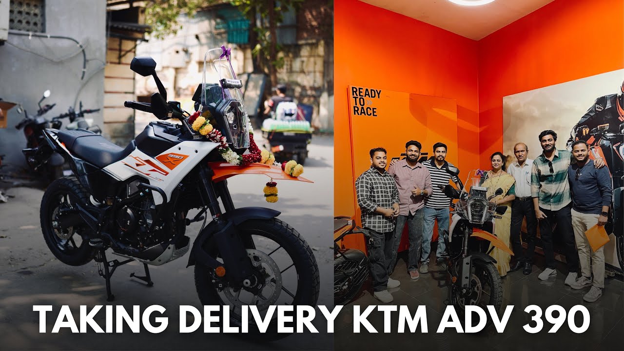 Friend Bought KTM Adventure 390 🏍️🔥 | Delivery Day