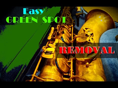 How to Easily Remove Green Spots From An Unlacquered Saxophone