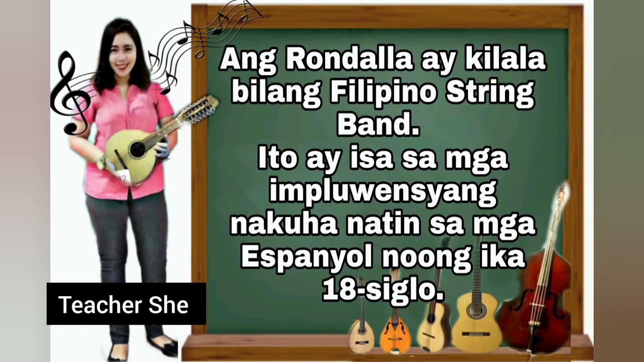 Grade 5 Music 3rd Quarter Mga Instrumento Ng Rondalla Filipino String
