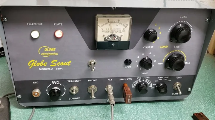 WRL Globe Scout 680A Transmitter 10-160 modified