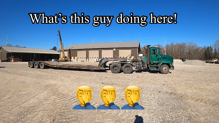 @DirtPerfect lowboy trailer repair part 1