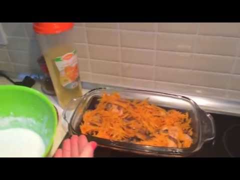 Видео рецепт Рыба под грибным соусом