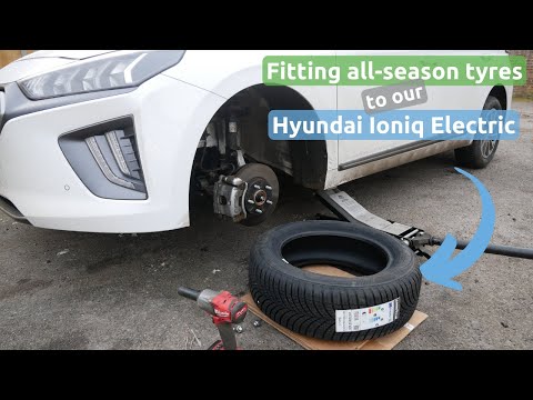 Fitting all-season tyres to our Hyundai Ioniq 38kWh (in the UK)