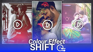 Coloring flash effect and shift animation in status video | Sakib Tech