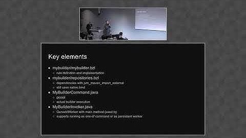 BazelCon 2019 Day 1: Lightning Talk – Creating Java based  Source Code Generators for Bazel