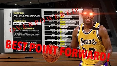 CRAZY MAGIC JOHNSON POINT FORWARD BUILD IN NBA 2K19!