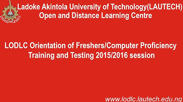 LODLC Orientation Programme Live Stream