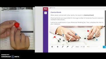 Lesson 2 Investigation 1: Modeling Chemical Bonds, Molecules, and Extended Structures
