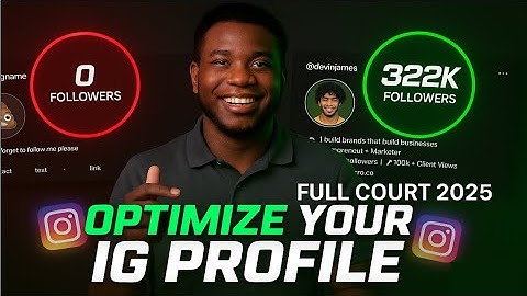 How to Optimize Your Instagram Profile (Grow Fast in 2025) | instagram Optimization Tutorial Course