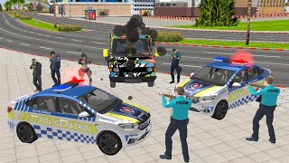 Real Police Car: US Chase Game Offline free android gameplay gameplay driving 2025 #policecargames  screenshot 4
