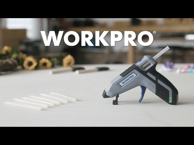 WORKPRO Mini Hot Glue Gun Kit, 20pcs Hot Glue Sticks Included