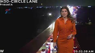 Wfaa Daybreak Wet Roads, Windy Weather And Futuristic Planes