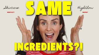 I Read the Ingredient Lists So You Don't Have To | High/Low Skincare Dupes