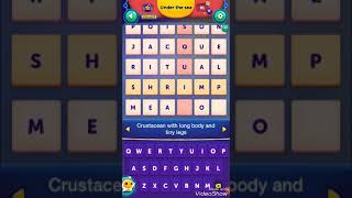 Cody cross answers - Crustacean with long body and tiny legs