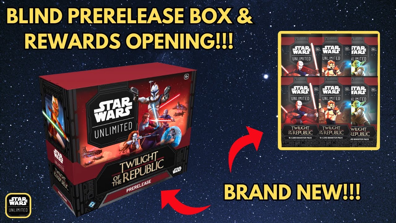 Twilight of the Republic Prerelease and Booster Packs Opening! - Star Wars  Unlimited