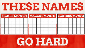 Poolse genagelde maandnamen