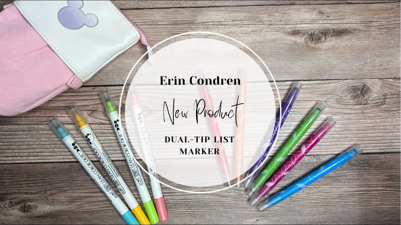 NEW Erin Condren Accessories Haul | EC Markers vs Clear Color Dots
