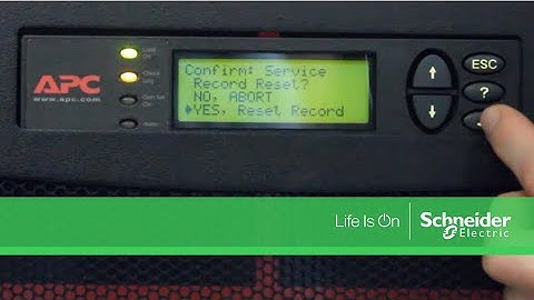 Resetting Generator Service Interval on SmartGen ATS | Schneider Electric Support