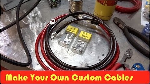 How to Make a Battery Cable DIY