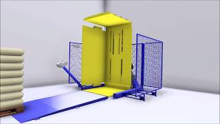 Palettenwender - Pallet Inverter Pw 700 1 X 180 Animation