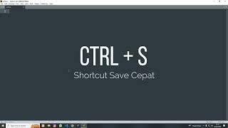 Belajar Shortcut Sublime Text - Part 1