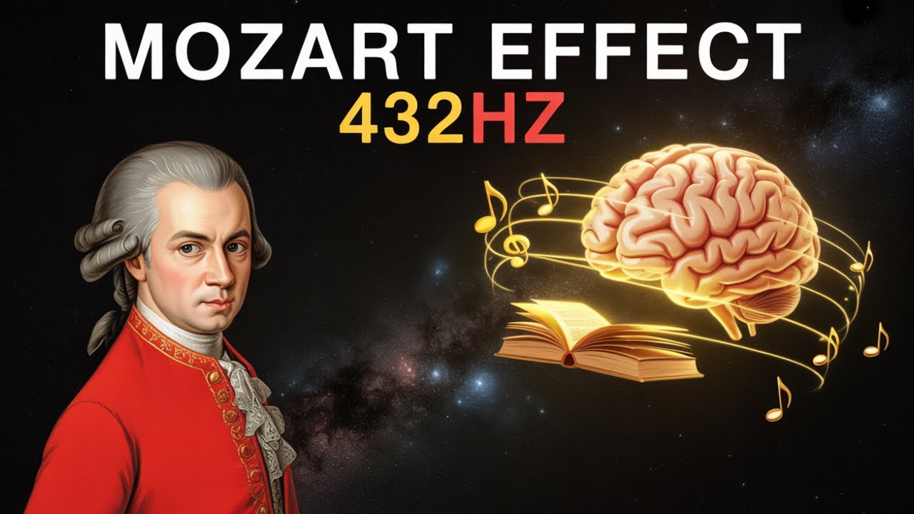 Mozart Effect 432Hz – Brain Power Music That Helps Improve Focus and Study Results