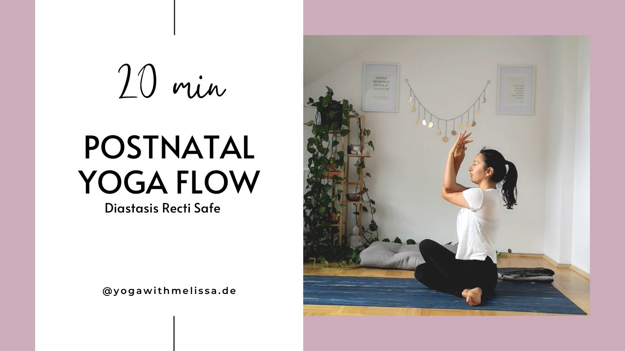 20 Min Postnatal Yoga Diastasis Recti Safe Youtube