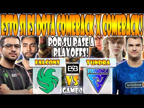 TUNDRA VS FALCONS BO3[GAME 2]DYRACHYO, BZM, 33 VS ATF, SUMAIL, SKITER-DREAMLEAGUE SEASON 25-DOTA-ESB