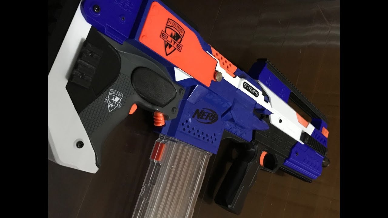 Nerf kit review: The Alternative Stryfe Bullpup Kit. (Colors Matched!) - YouTube
