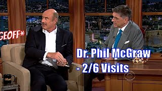 Dr. Phil McGraw - Geoff Does His Impersonation FOR Him - 2/6 Visits In Chronological