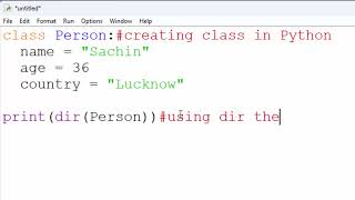 Celebrity Use of predefined function dir in Python@COMPUTEREXCELSOLUTION Profile