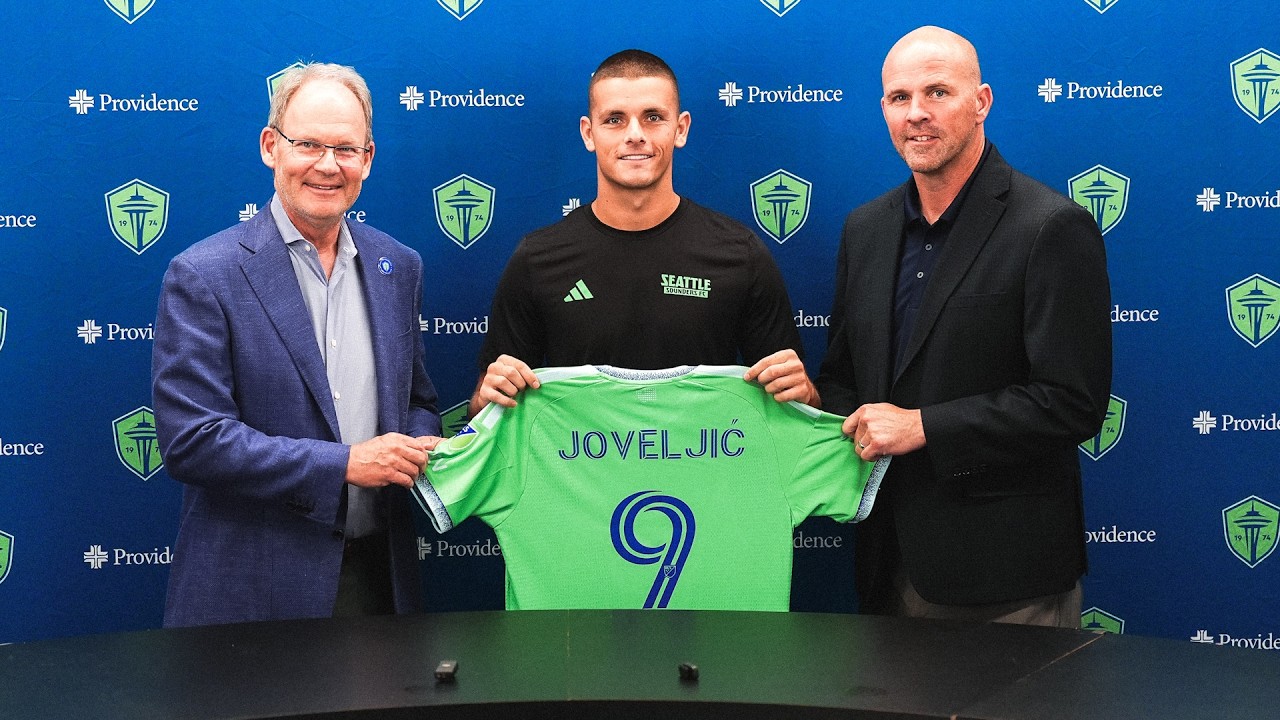 Press Conference: Dejan Joveljić, Brian Schmetzer, and Craig Waibel on Joveljić joining Sounders FC