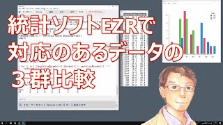 EZRで対応のあるデータの多重比較