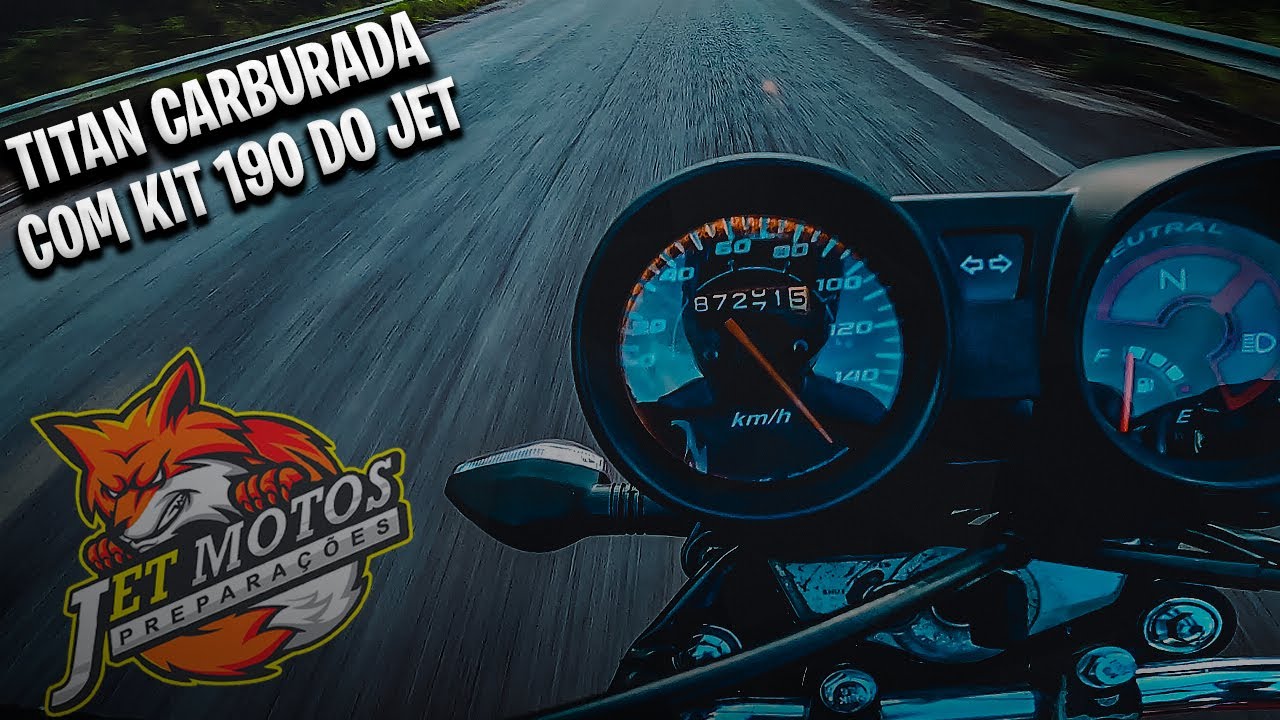 Titan 150 carburada com kit 190 do JET MOTOS
