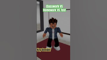 Classwork VS homework VS Test #comedy #funny