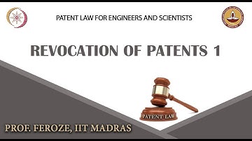 Revocation of Patents 1