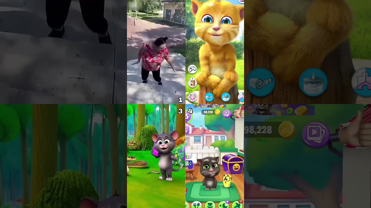 Isille funny video 😛 funny cartoon short my talking tom 😛