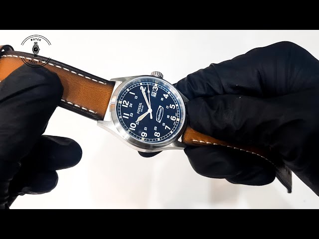 FS5975 LUGGAGE POWERED YouTube WATCH FOSSIL - WATCH ECO LEATHER | Unboxing SOLAR DEFENDER