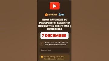 FROM PAYCHECK TO PROSPERITY :LEARN TO BUDGET THE RIGHT WAY MEMEGIRLS#memefi#trandingshorts#airdrop